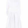 Alexander McQueen knitted insert shirt dress