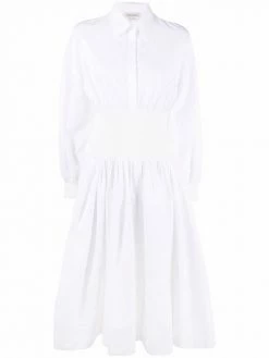 Alexander McQueen knitted insert shirt dress