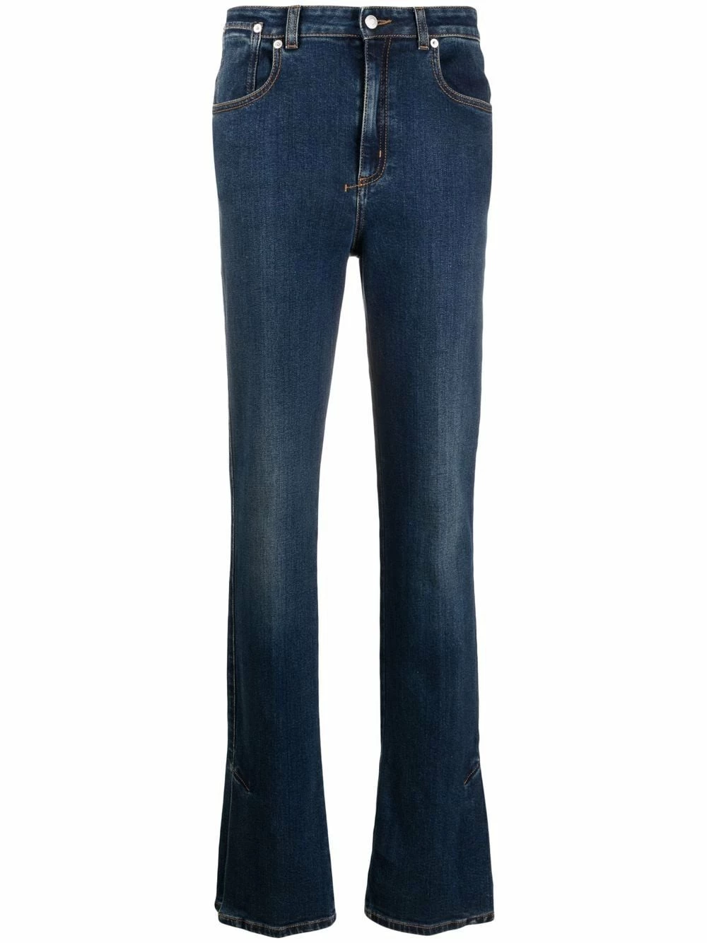 Alexander McQueen Flared leg jeans 1 Alexander McQueen flared-leg jeans