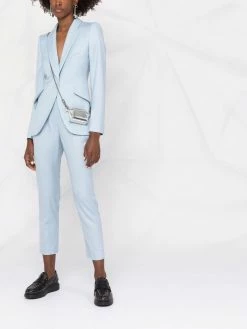 Alexander McQueen slim-fit wool trousers