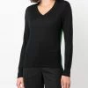 Alexander McQueen Colour block V neck knitted jumper 7 Alexander McQueen colour-block V-neck knitted jumper