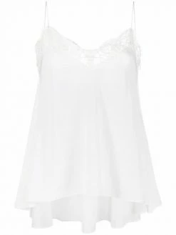 Alexander McQueen lace-trim top