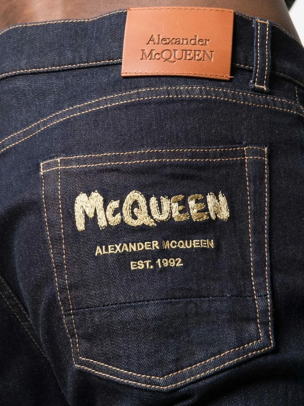 Alexander McQueen Slim fit denim jeans 5 Alexander McQueen slim-fit denim jeans