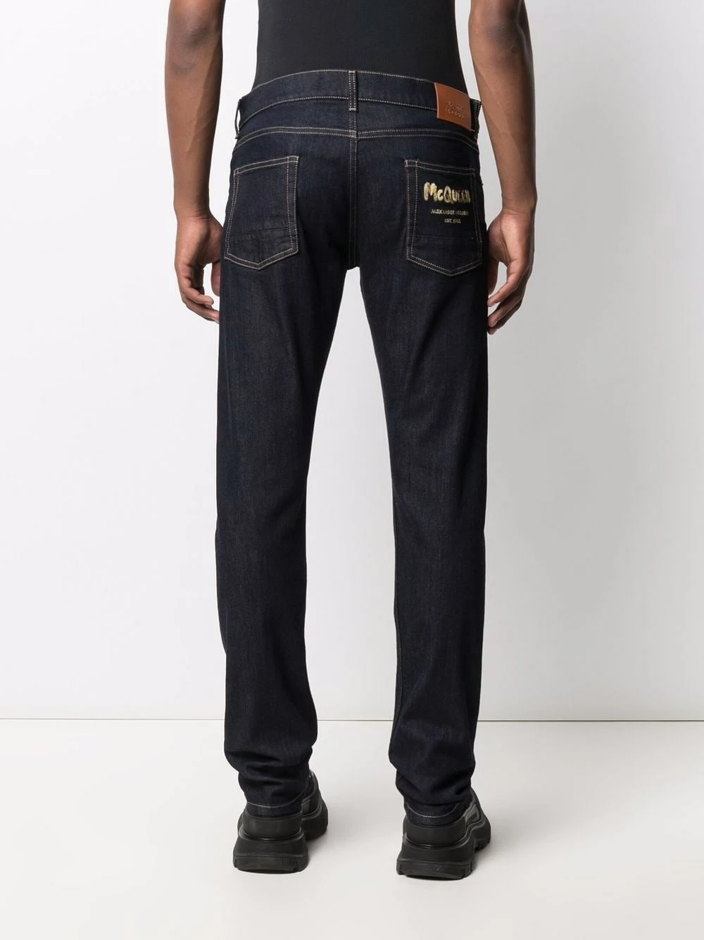 Alexander McQueen Slim fit denim jeans 4 Alexander McQueen slim-fit denim jeans