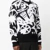 Alexander McQueen skull-intarsia jumper