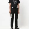 Alexander McQueen Illustrated skull print T shirt 6 Alexander McQueen illustrated skull-print T-shirt