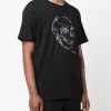 Alexander McQueen Illustrated skull print T shirt 7 Alexander McQueen illustrated skull-print T-shirt