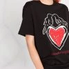 Alexander McQueen kissing birds T-shirt