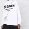 Alexander McQueen logo-print cotton sweatshirt