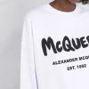 Alexander McQueen logo-print cotton sweatshirt