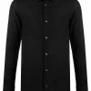 Alexander McQueen logo-patch long-sleeve shirt