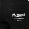 Alexander McQueen Logo print slim cut jeans 11 Alexander McQueen logo-print slim-cut jeans