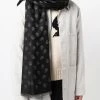 Alexander McQueen skull-print knitted scarf