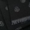 Alexander McQueen skull-print knitted scarf