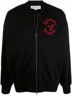 Alexander McQueen skull-print bomber jacket