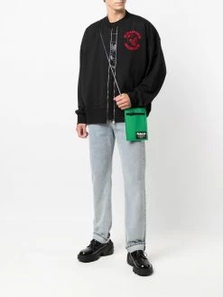 Alexander McQueen logo-patch shoulder bag