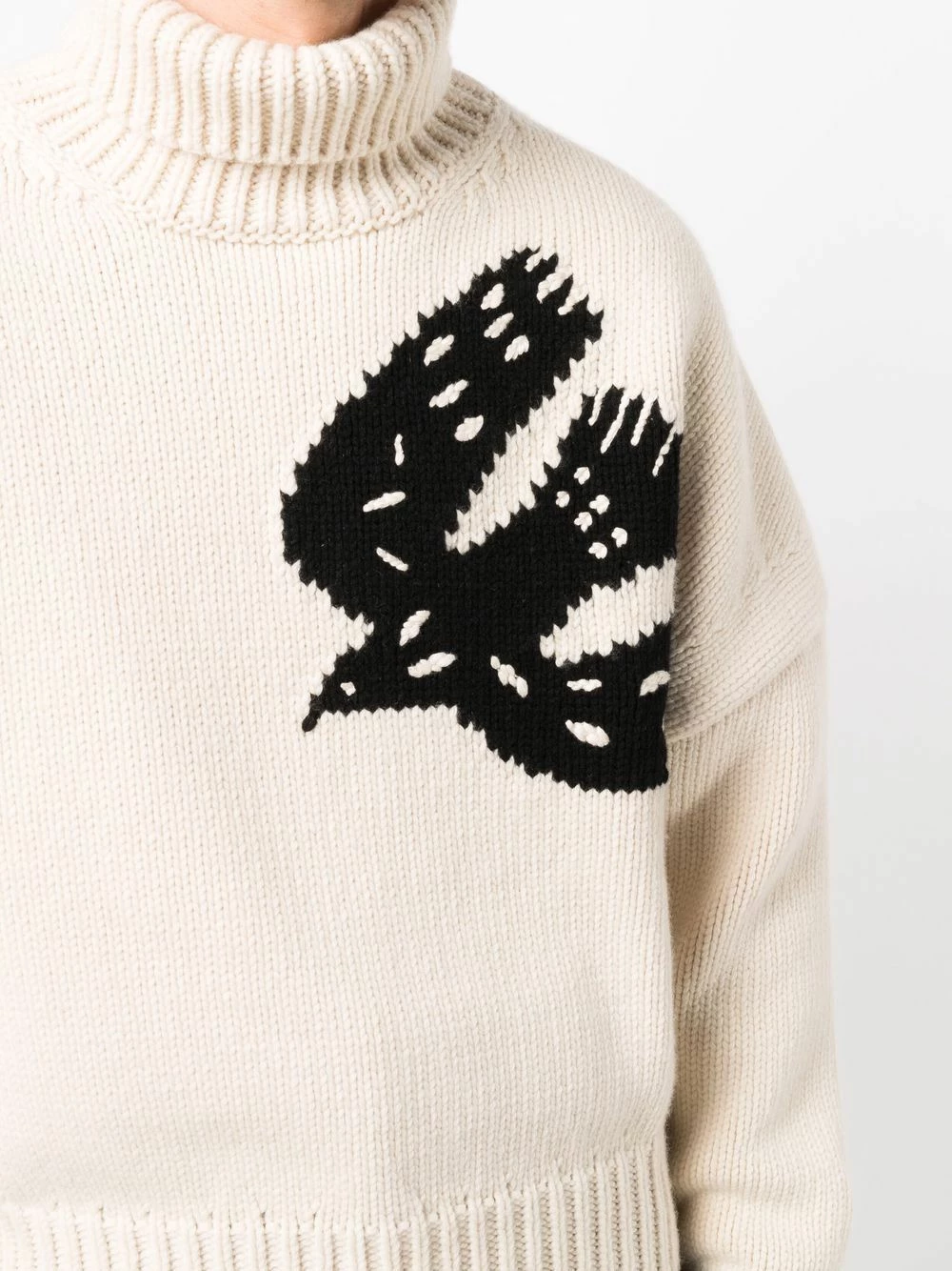 Alexander McQueen Intarsia pattern jumper 5 Alexander McQueen intarsia-pattern jumper