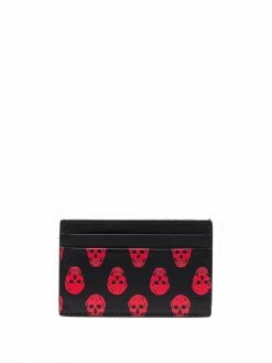 Alexander McQueen Biker Skull card holder