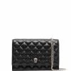 Alexander McQueen skull-stud quilted crossbody bag