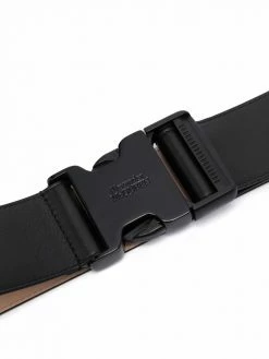 Alexander McQueen slide-buckled leather belt