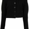 Alexander McQueen cable-knit boat-neck cardigan