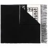 Alexander McQueen logo-print wool scarf