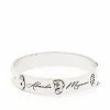 Alexander McQueen logo-etched bangle