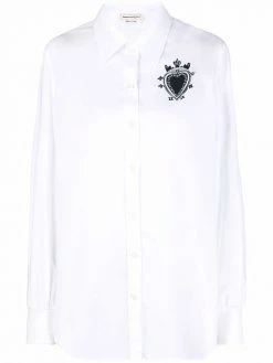 Alexander McQueen heart print shirt