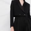 Alexander McQueen cropped double-breasted blazer