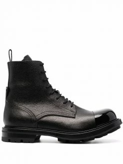 Alexander McQueen Wander lace-up leather boots