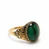 Alexander McQueen cabochon-embellished ring