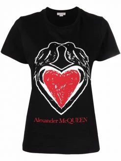 Alexander McQueen logo crew-neck T-shirt