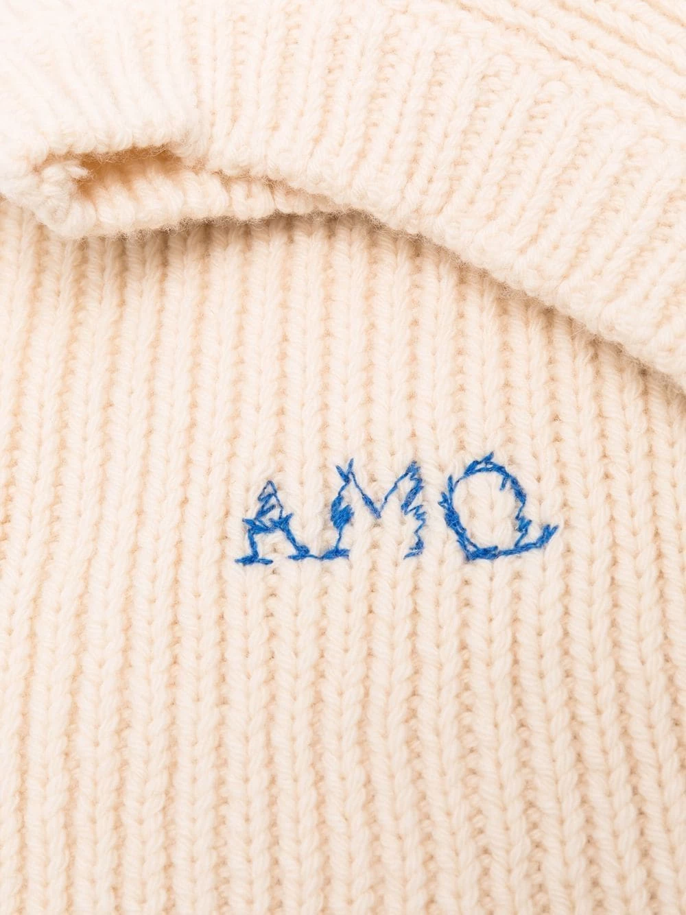 Alexander McQueen Logo snood cable knit hat 2 Alexander McQueen logo snood cable-knit hat