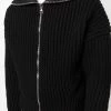 Alexander McQueen Ribbed knit zip up jacket 9 Alexander McQueen ribbed-knit zip-up jacket