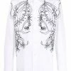 Alexander McQueen Meadow-embroidered cotton shirt