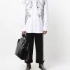 Alexander McQueen Meadow embroidered cotton shirt 6 Alexander McQueen Meadow-embroidered cotton shirt