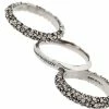 Alexander McQueen Set of three crystal embellished rings 7 Alexander McQueen set of three crystal-embellished rings