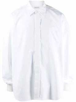 Alexander McQueen dropped shoulder poplin shirt