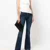 Alexander McQueen mid-rise flared-leg denim jeans