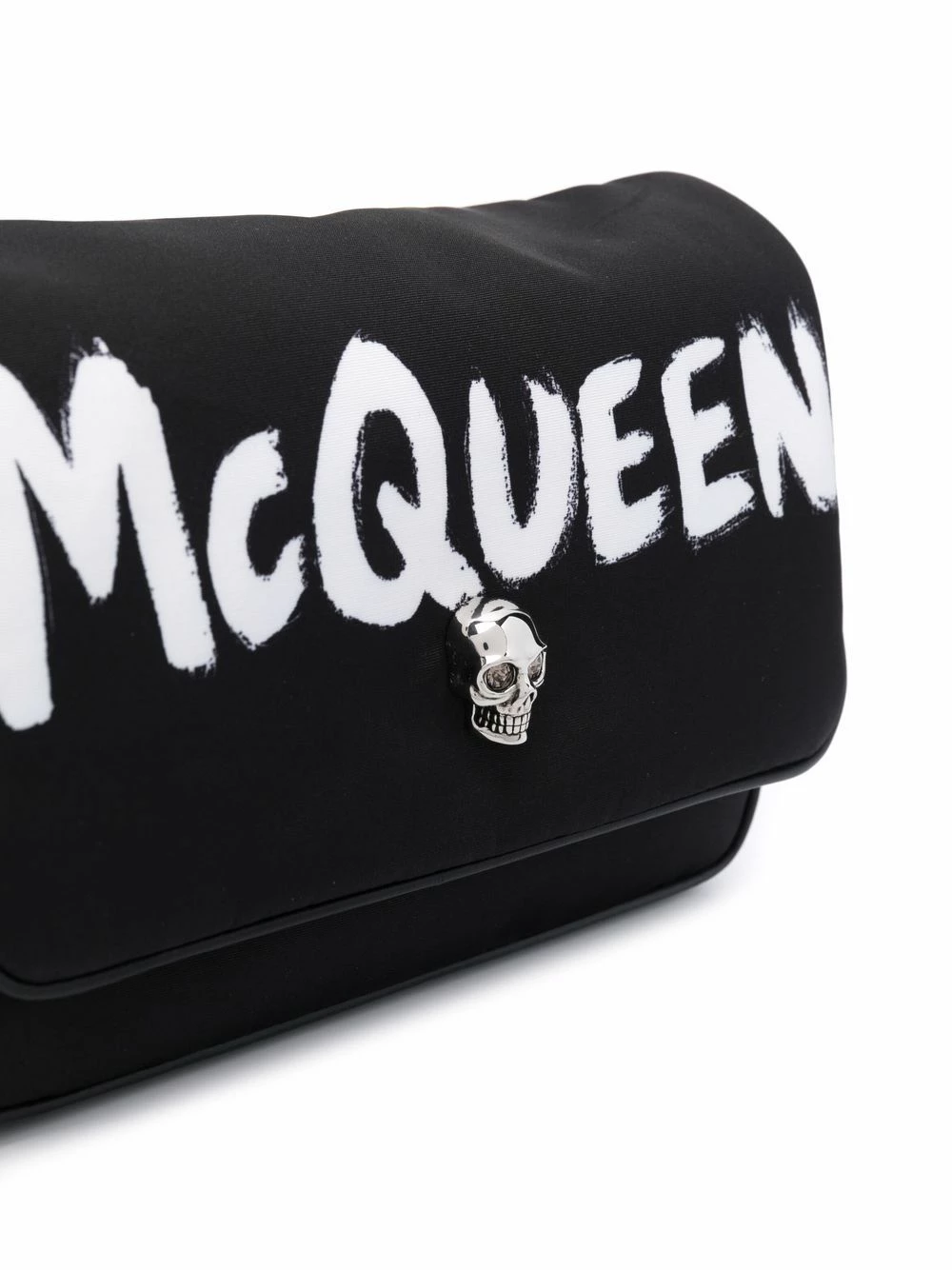 Alexander McQueen Logo graffiti print crossbody bag 4 Alexander McQueen logo-graffiti-print crossbody bag