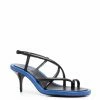 Alexander McQueen contrasting-edge strappy sandals