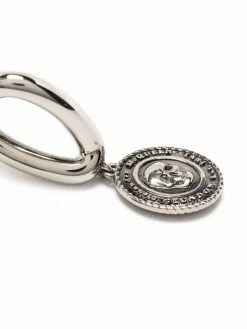 Alexander McQueen skull-charm twist keyring