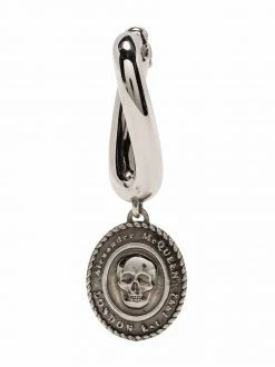 Alexander McQueen skull-charm twist keyring
