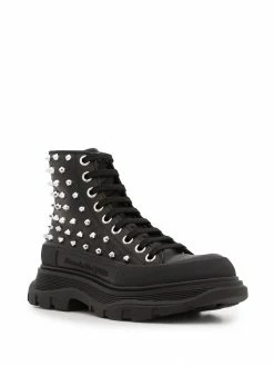 Alexander McQueen stud-embellished high-top sneakers