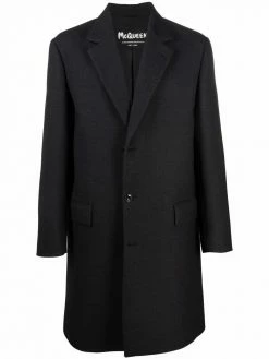 Alexander McQueen single-breasted button-front coat