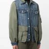 Alexander McQueen panelled denim jacket