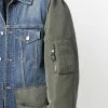 Alexander McQueen panelled denim jacket