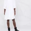 Alexander McQueen flared band-collar dress