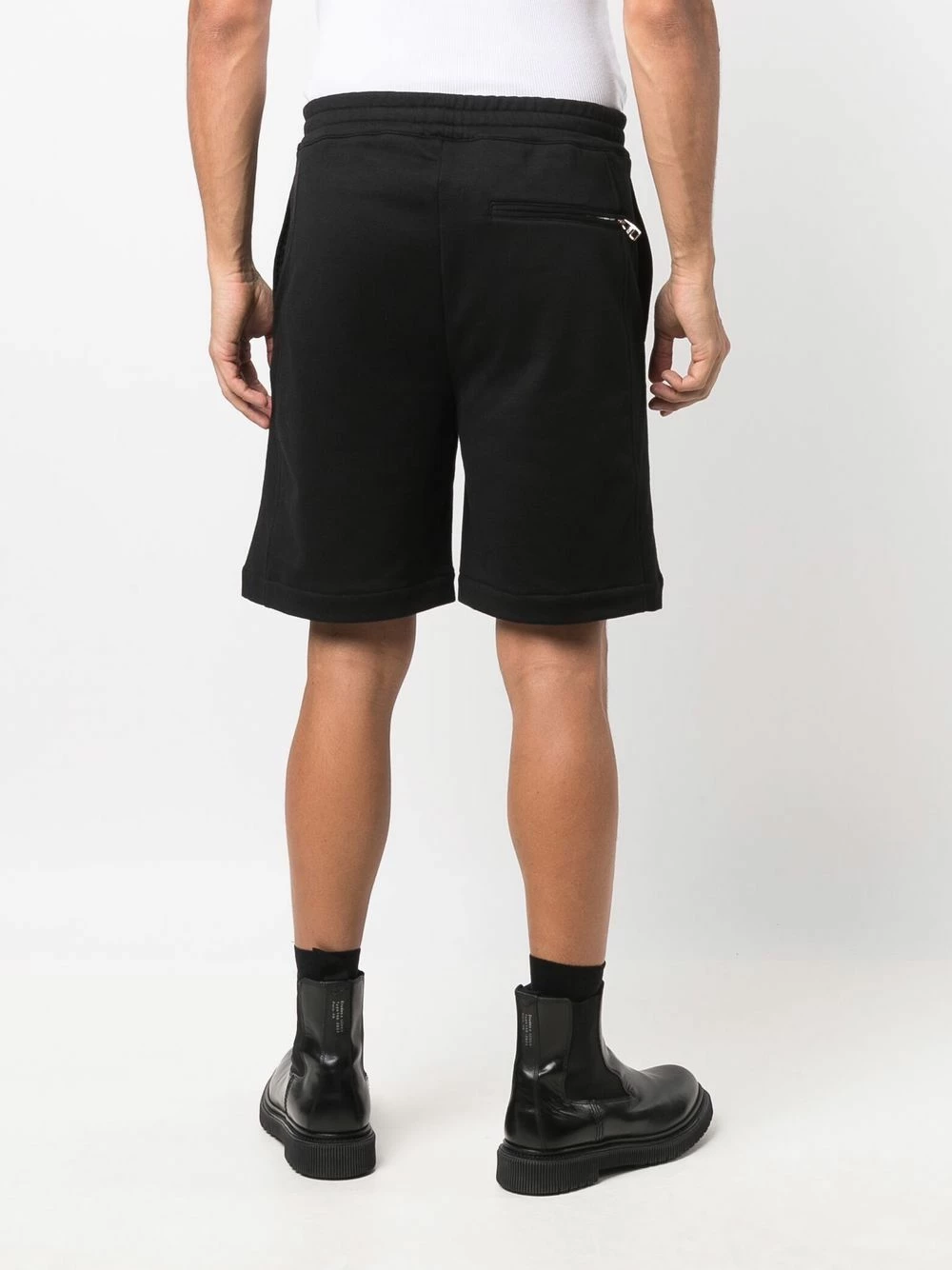 Alexander McQueen Logo skull print shorts 4 Alexander McQueen logo skull-print shorts