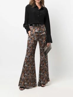 Alexander McQueen long-sleeve silk shirt